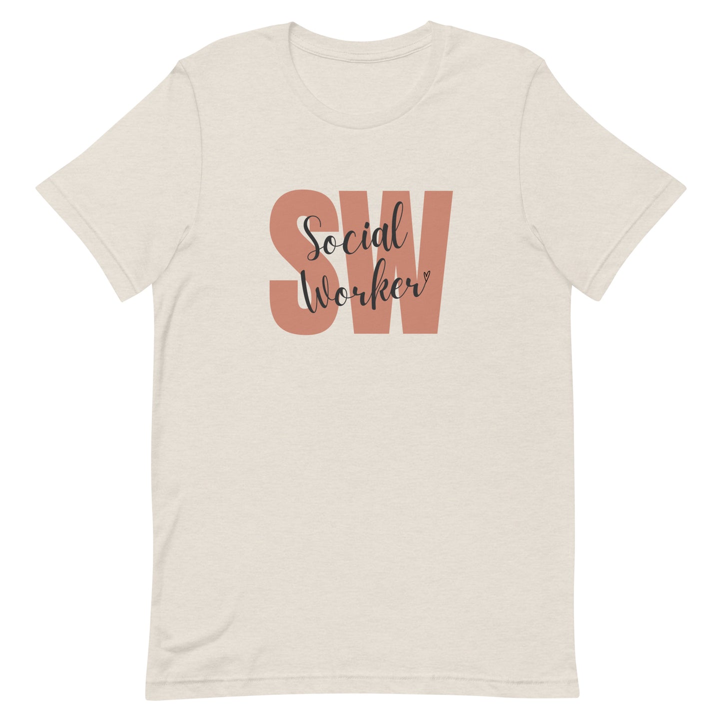 Social Worker Heart Tee