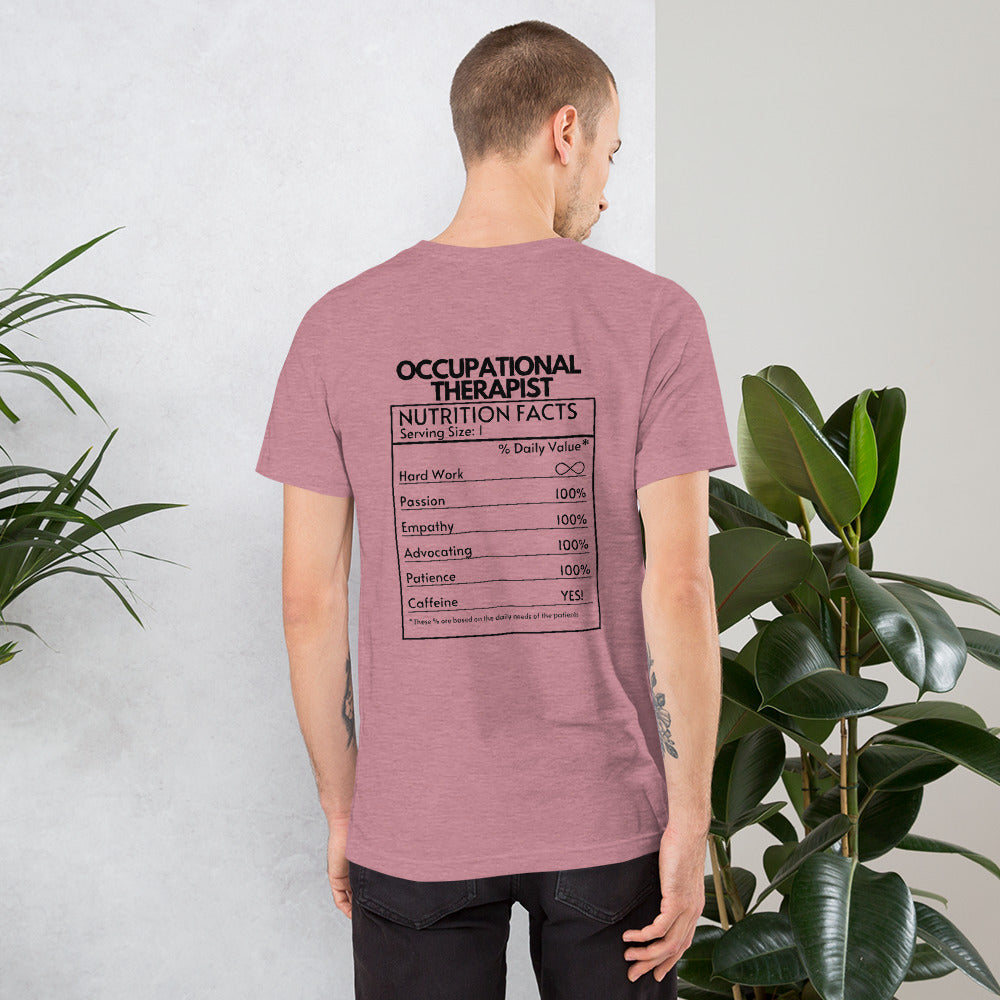 Occupational Therapy Nutritional Facts Tee