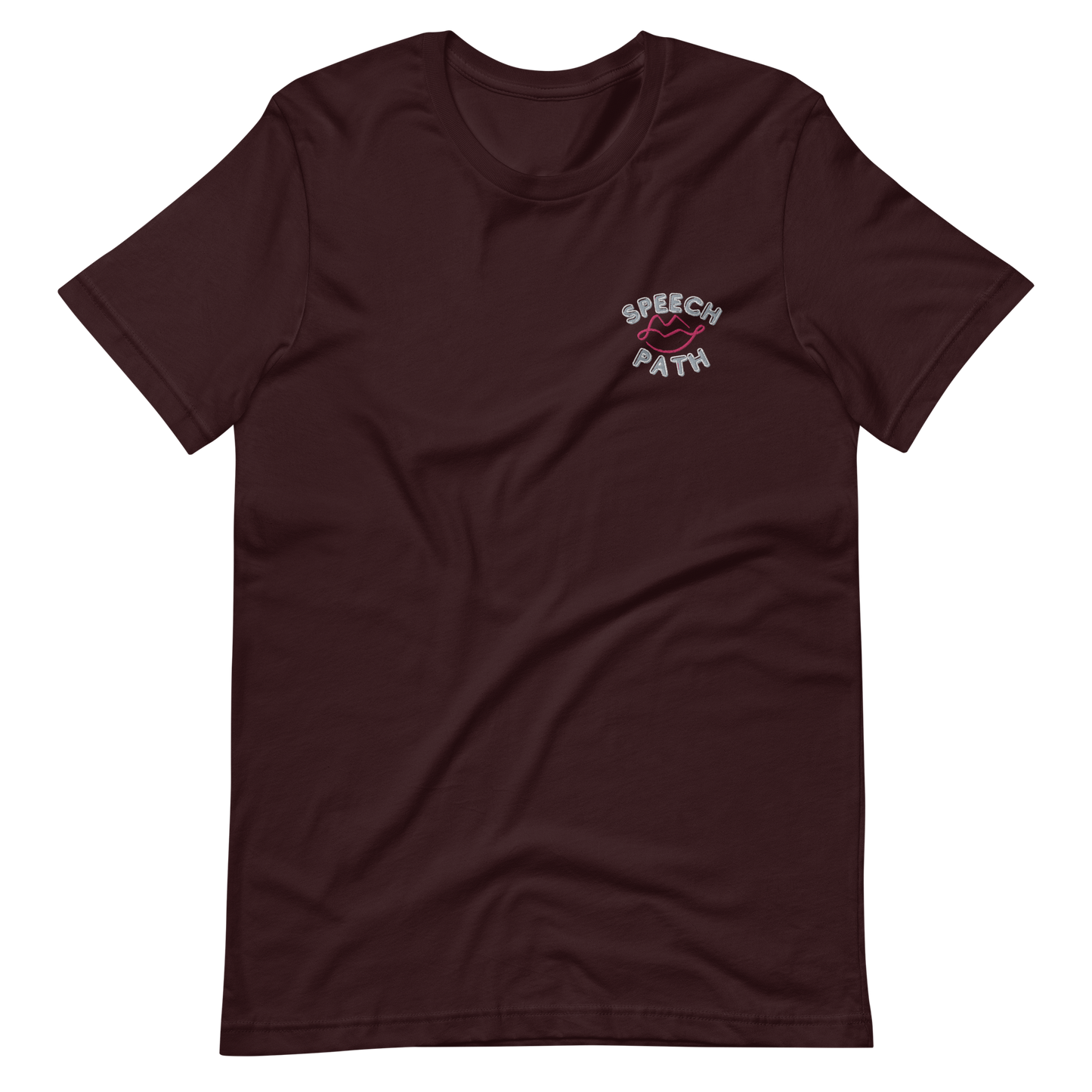 Speech Path Lips Embroidered Tee